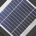 3 Color Light Black Square Solar Outdoor Post Lights