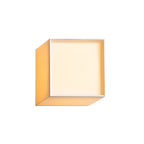 Ambient Cloth Shade Square Flush Mount Wall Sconce