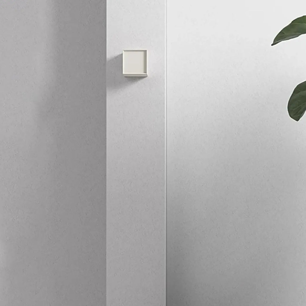 Ambient Cloth Shade Square Flush Mount Wall Sconce