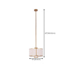 Downrods Elegant Ivory Cylinder Ceiling Light Indoor Hanging