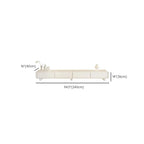 63 Living Room White Wooden Rectangular TV Stand with Drawer