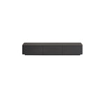 79 Black Wood Long Cable Management TV Stand with Drawer