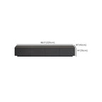 79 Black Wood Long Cable Management TV Stand with Drawer