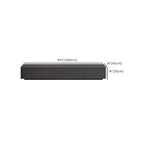 79 Black Wood Long Cable Management TV Stand with Drawer