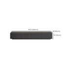 79 Black Wood Long Cable Management TV Stand with Drawer