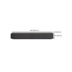 79 Black Wood Long Cable Management TV Stand with Drawer