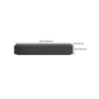 79 Black Wood Long Cable Management TV Stand with Drawer