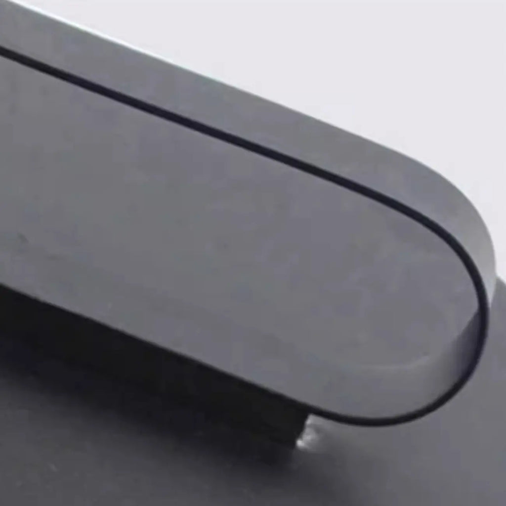 Black Metal Cylindrical Glass Post Cap Light