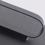 Black Metal Cylindrical Glass Post Cap Light