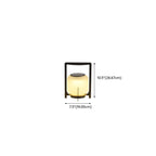Portable Drum Solar Black Outdoor Post Lights