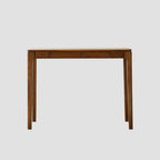 Rectangular Cherry Wood 2 Drawers Console Table