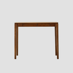 Rectangular Cherry Wood 2 Drawers Console Table