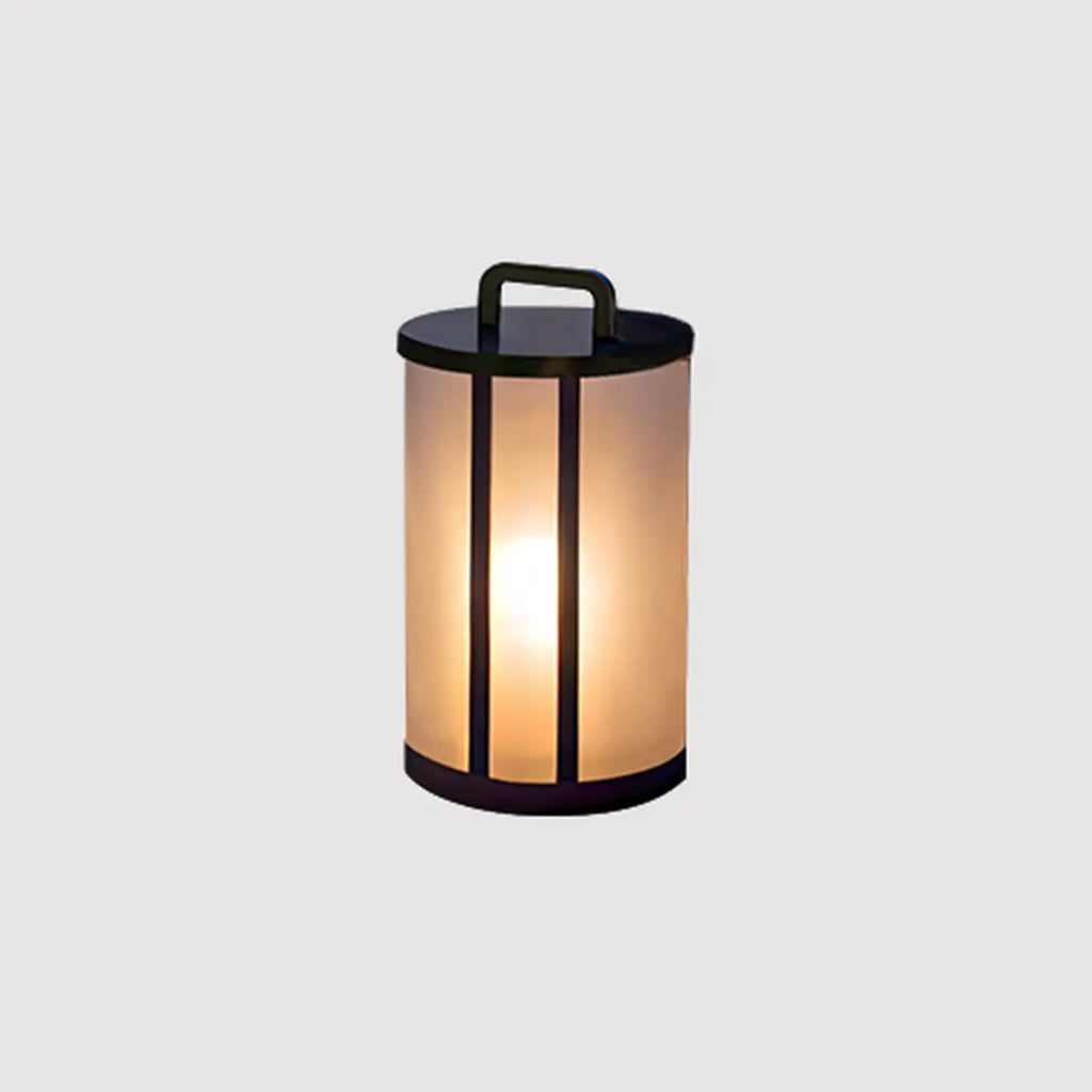 Elegant Cylinder Solar LED Outdoor Post Lights