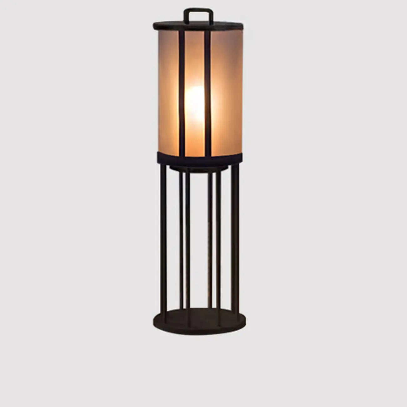 Elegant Cylinder Solar LED Outdoor Post Lights