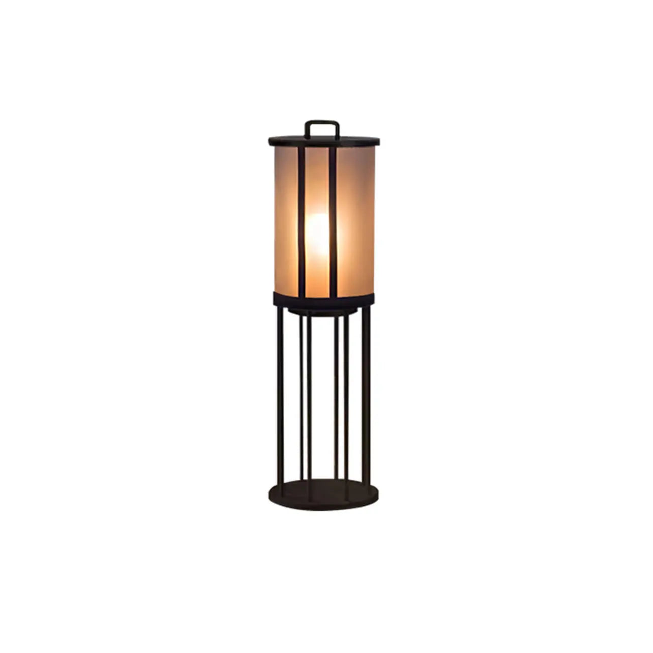 Elegant Cylinder Solar LED Outdoor Post Lights