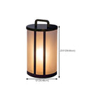 Elegant Cylinder Solar LED Outdoor Post Lights