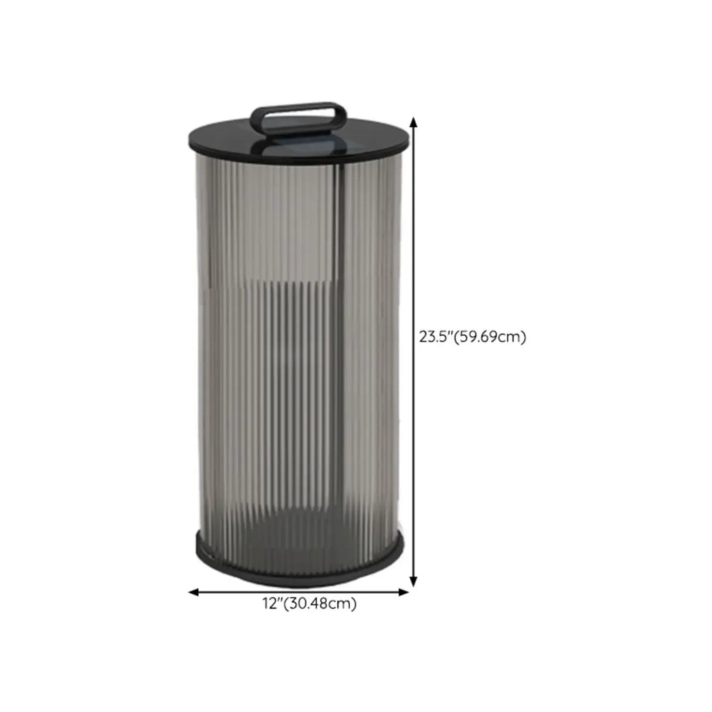 Elegant Cylinder Solar LED Outdoor Post Lights