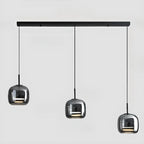 Dimmable Geometric Metal Glass LED Pendant Light