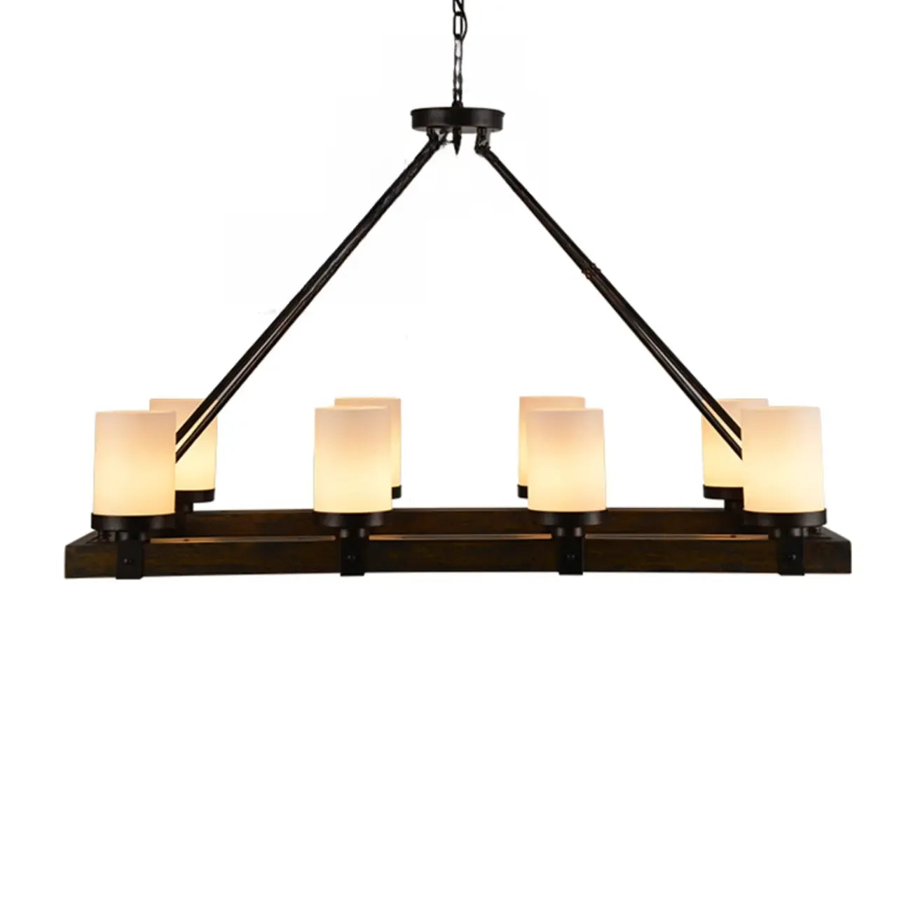 6-Light Industrial Metal Kitchen Island Pendant Lighting