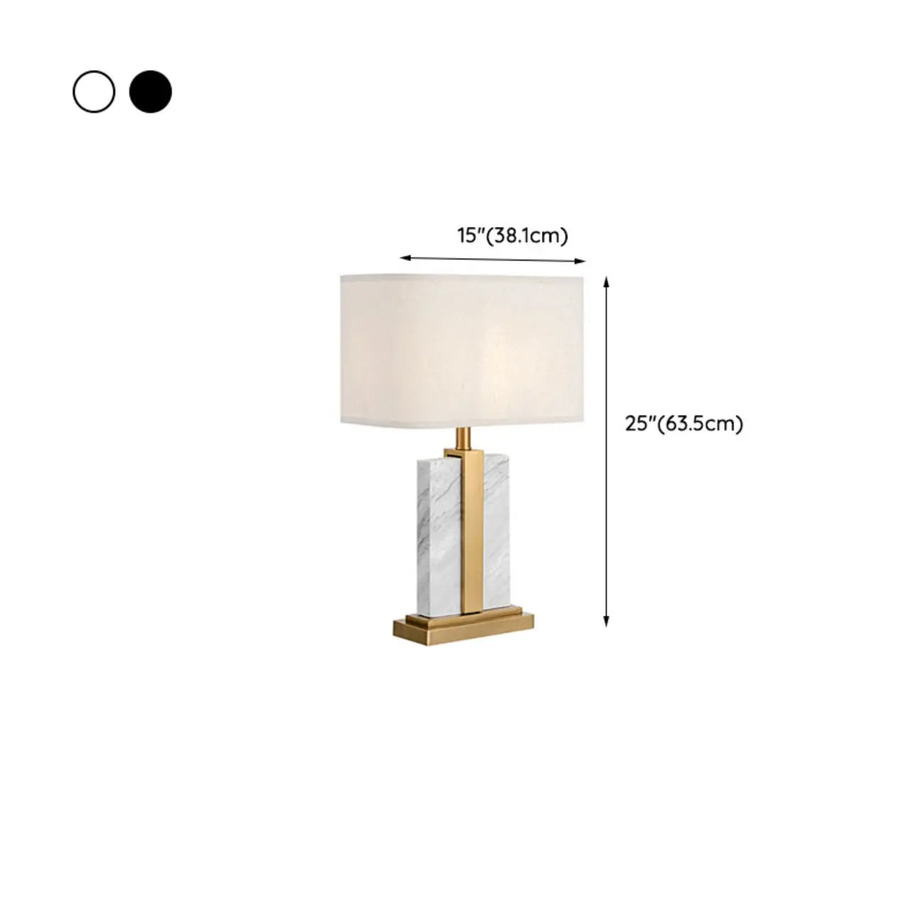 Plug-In Modern Beige and Gold Table Lamp for Bedroom