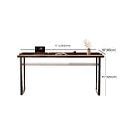 Sleek Brown Pine Shelf Storage Bar Tables