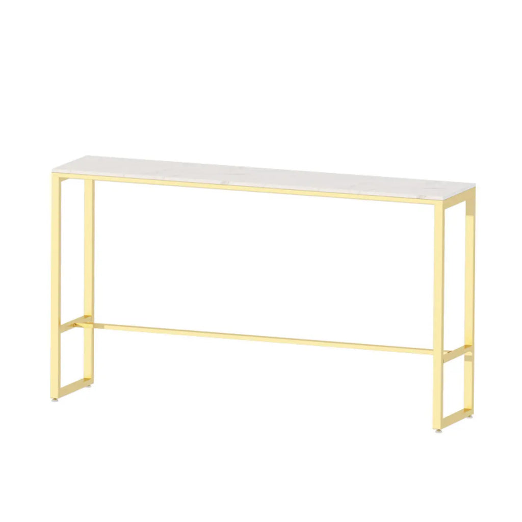 Glam White Marble Top Bar Tables