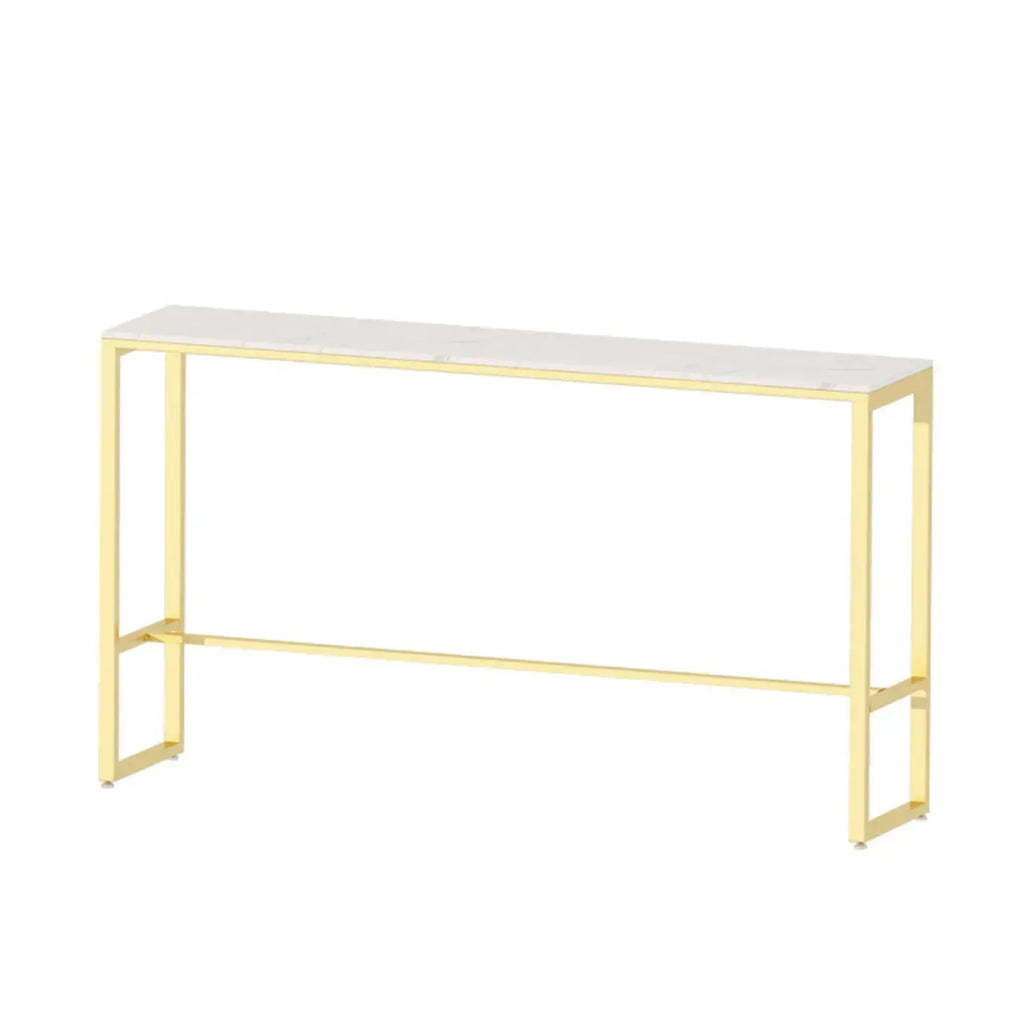 Glam White Marble Top Bar Tables
