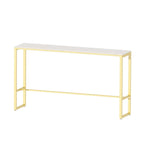 Glam White Marble Top Bar Tables