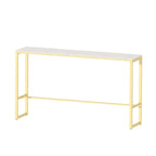 Glam White Marble Top Bar Tables