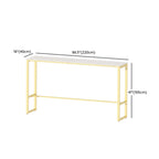 Glam White Marble Top Bar Tables