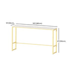 Glam White Marble Top Bar Tables