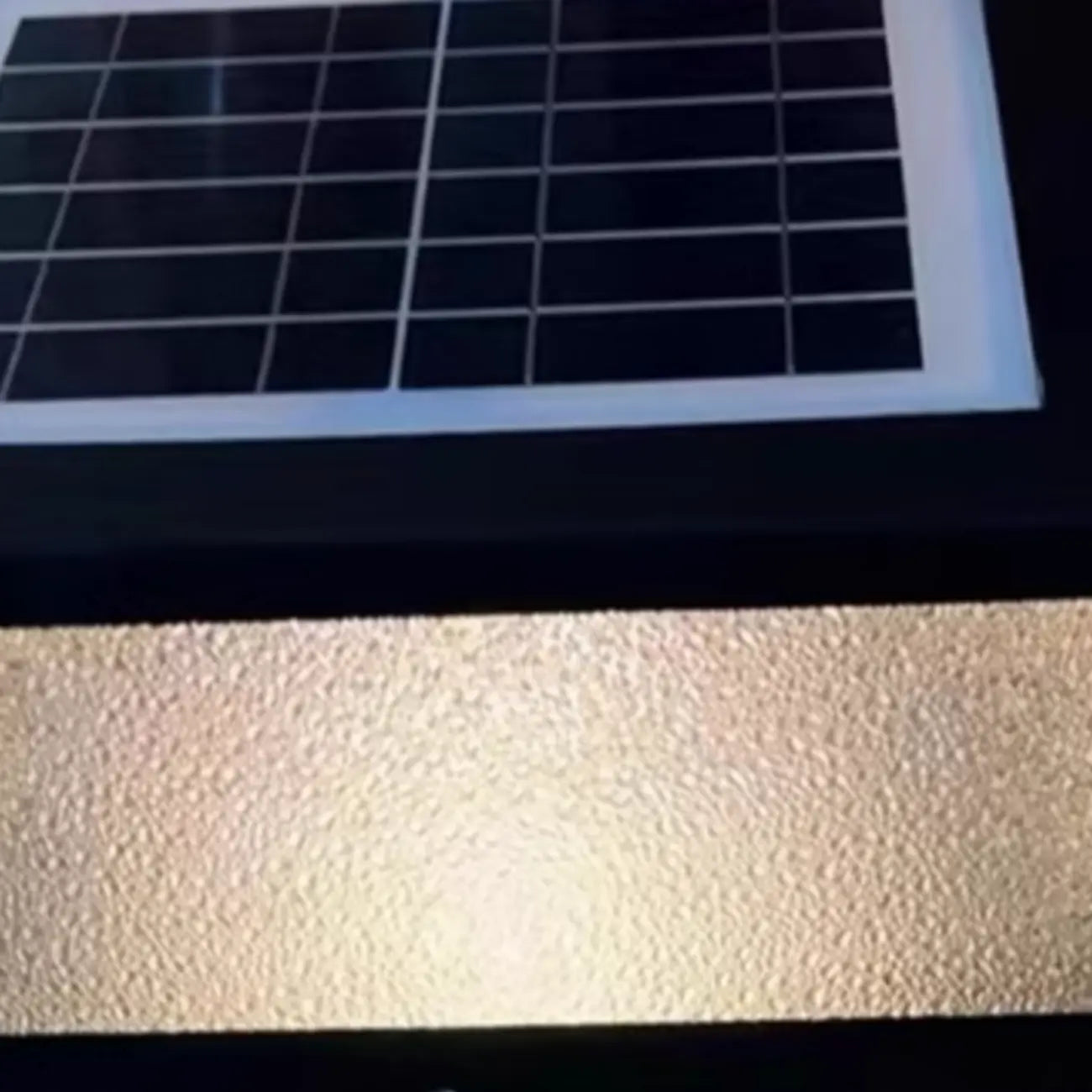 Black Solar Square Metal Outdoor Post Lights