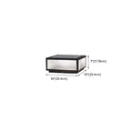 Black Solar Square Metal Outdoor Post Lights