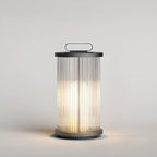 Vertical Strip Cylinder Portable Solar Outdoor Post Lights