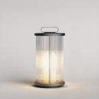 Vertical Strip Cylinder Portable Solar Outdoor Post Lights