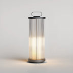Vertical Strip Cylinder Portable Solar Outdoor Post Lights