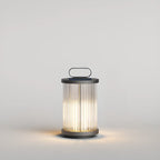 Vertical Strip Cylinder Portable Solar Outdoor Post Lights