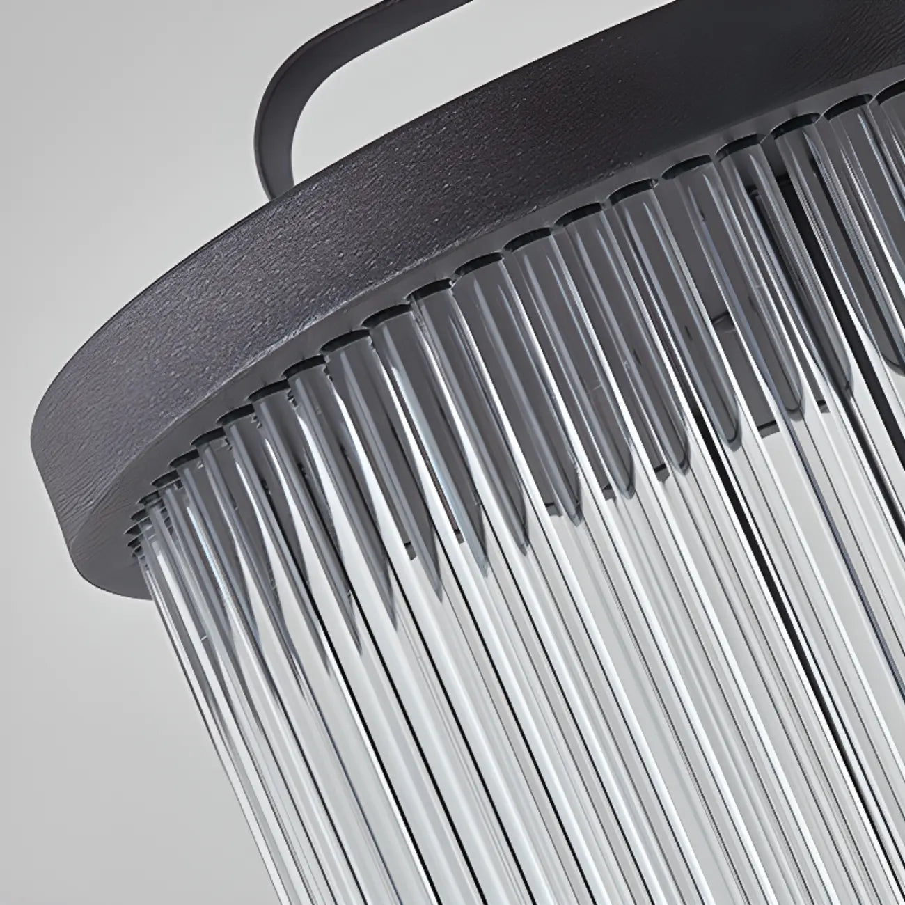 Vertical Strip Cylinder Portable Solar Outdoor Post Lights