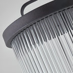 Vertical Strip Cylinder Portable Solar Outdoor Post Lights