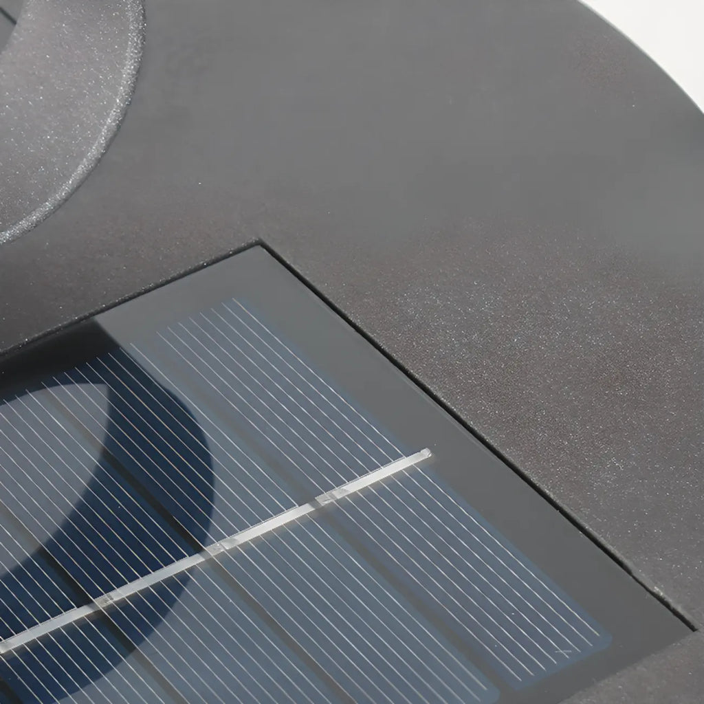 Vertical Strip Cylinder Portable Solar Outdoor Post Lights