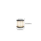 Vertical Strip Cylinder Portable Solar Outdoor Post Lights