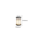 Vertical Strip Cylinder Portable Solar Outdoor Post Lights