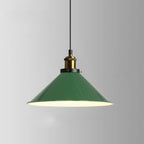 Adjustable Industrial Olive Green Iron Dining Pendant Light