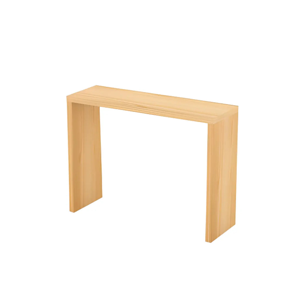 Scandinavian Solid Wood Pub Table Rectangle 4 Seats