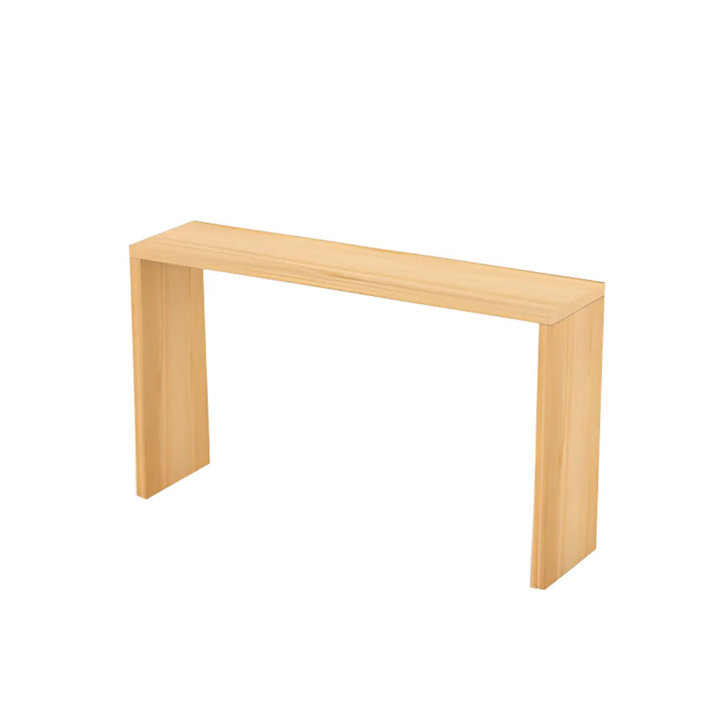 Scandinavian Solid Wood Pub Table Rectangle 4 Seats