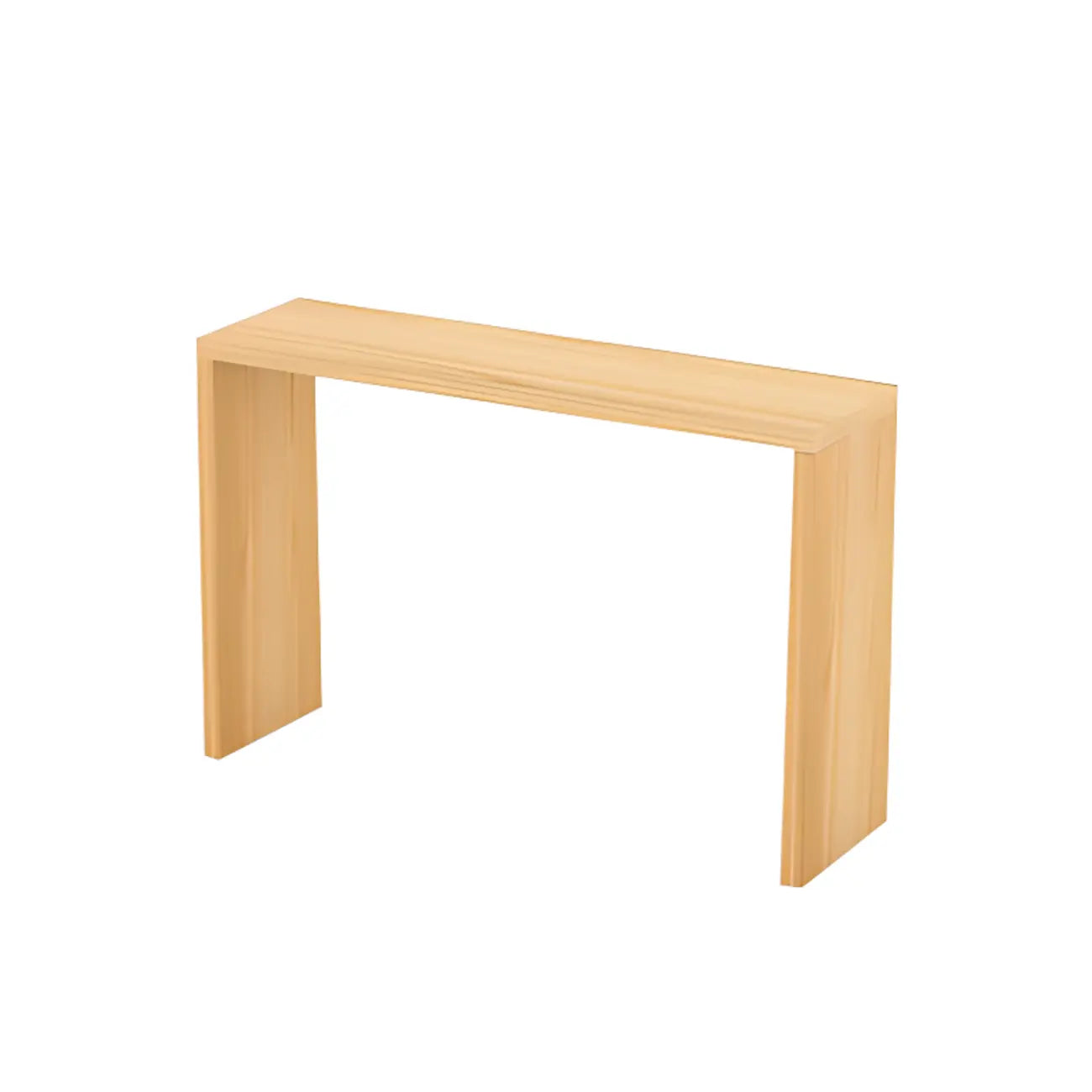 Scandinavian Solid Wood Pub Table Rectangle 4 Seats