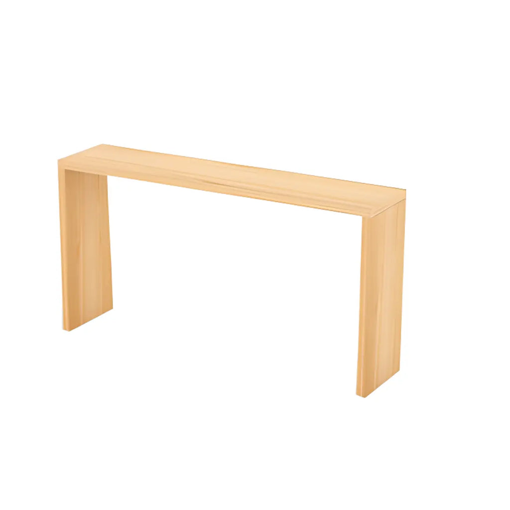 Scandinavian Solid Wood Pub Table Rectangle 4 Seats