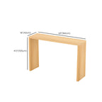 Scandinavian Solid Wood Pub Table Rectangle 4 Seats
