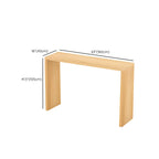 Scandinavian Solid Wood Pub Table Rectangle 4 Seats