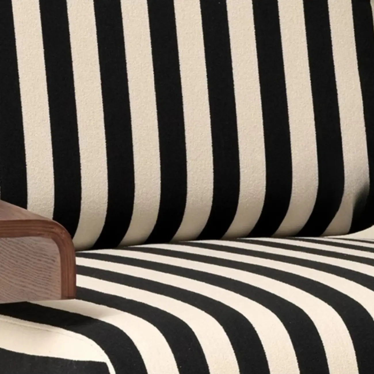 Modern Fabric Accent Chair with Wooden Frame for Living Room